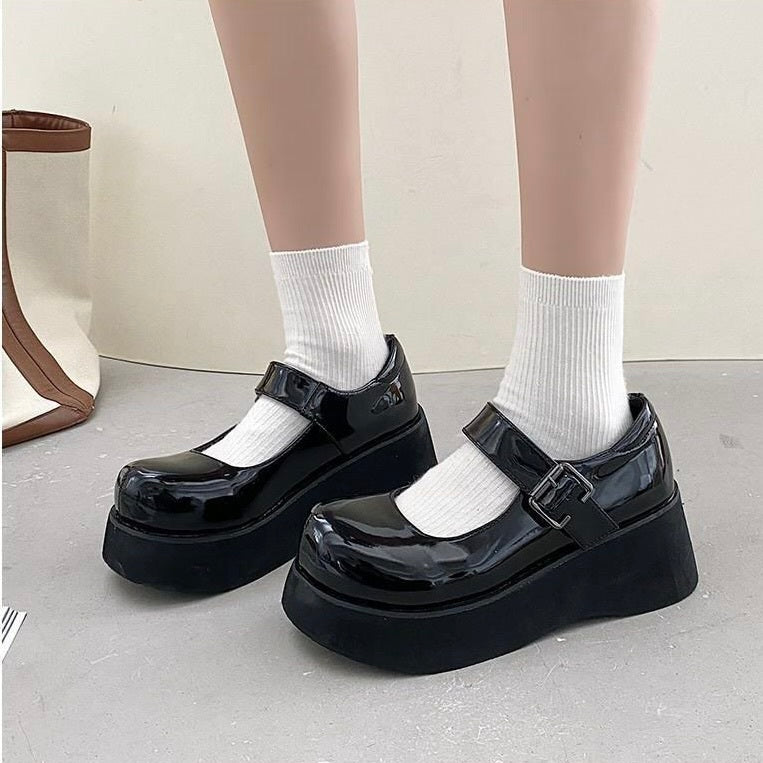 メリージェーン 厚底ローファー mry000407