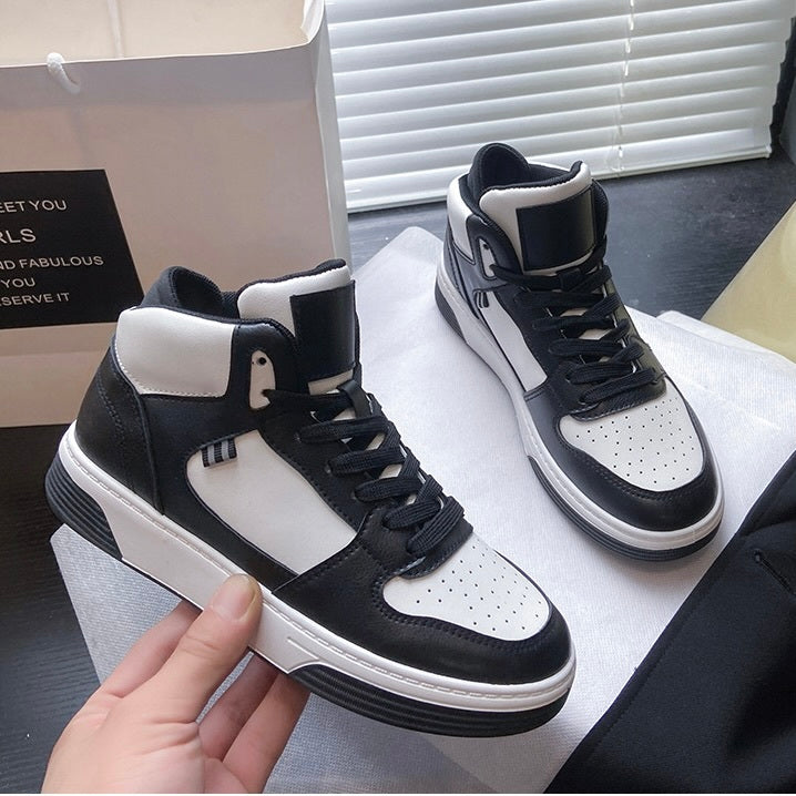 モノトーン ハイカット スニーカー mry000126