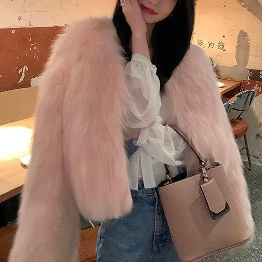 ボリューム ファーアウター mry000470