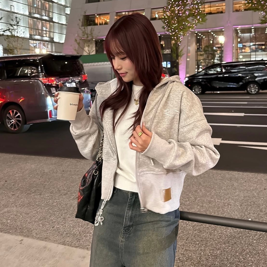 【大人気No.1 パーカー / 2color 】スリムウエストパーカー mry001411