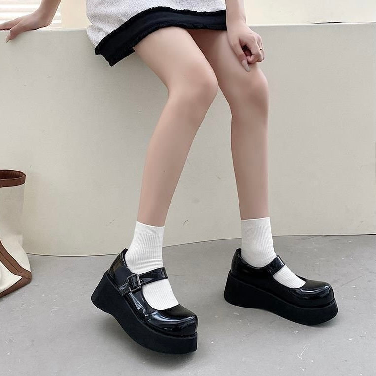 メリージェーン 厚底ローファー mry000407