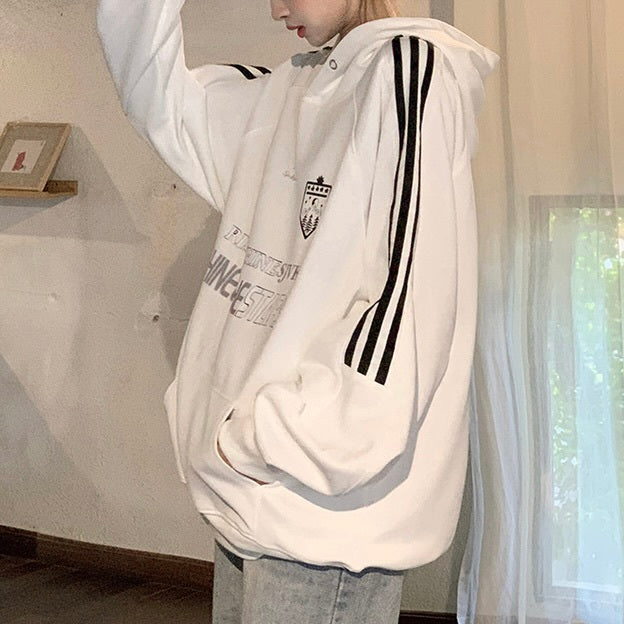アメリカン ヨーロッパ 韓国カジュアル 韓国ストリート ユニセックス オーバーサイズ プルオーバーフーディー mry001061