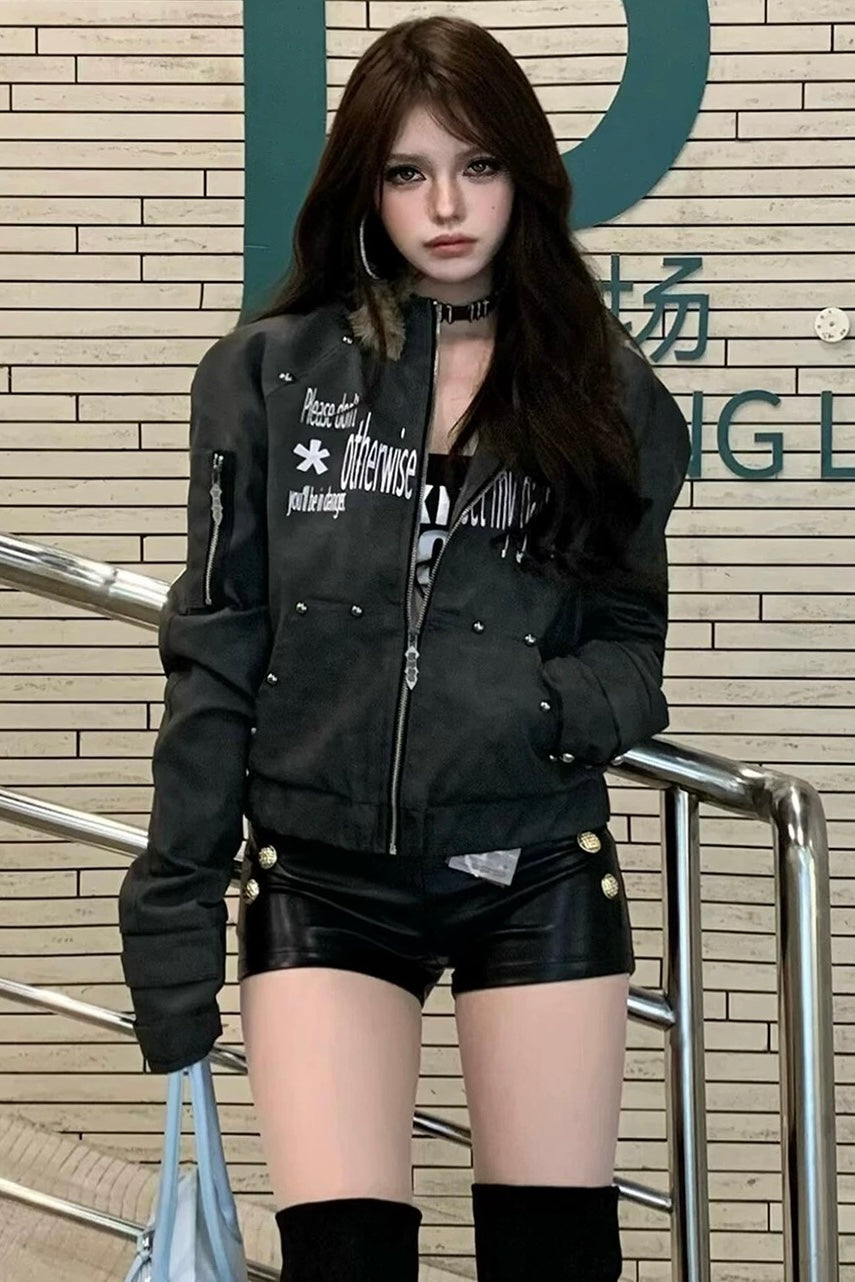 Washed Short Puffer Jacket mry002134