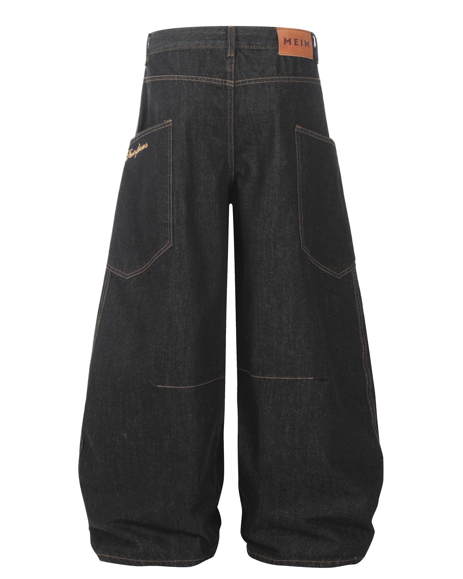 【COVER:FIT】 Cut Baggy Dark Denim Pants mry001865