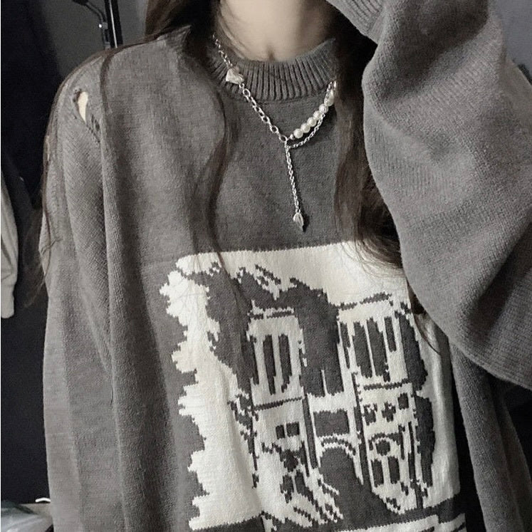 ダメージセーター ストリート mry000312