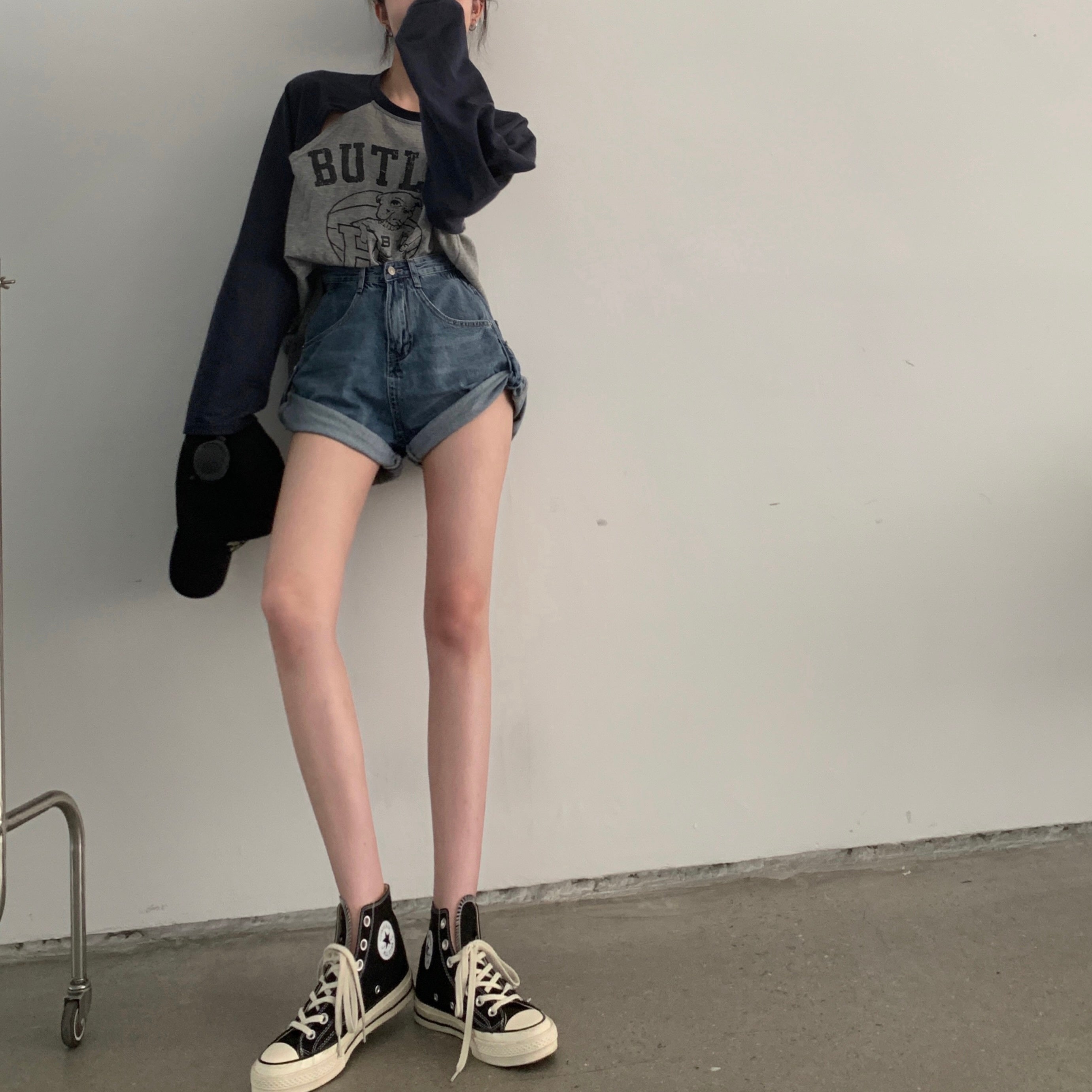 香港スタイル ホットガール カジュアルシャツ mry000112