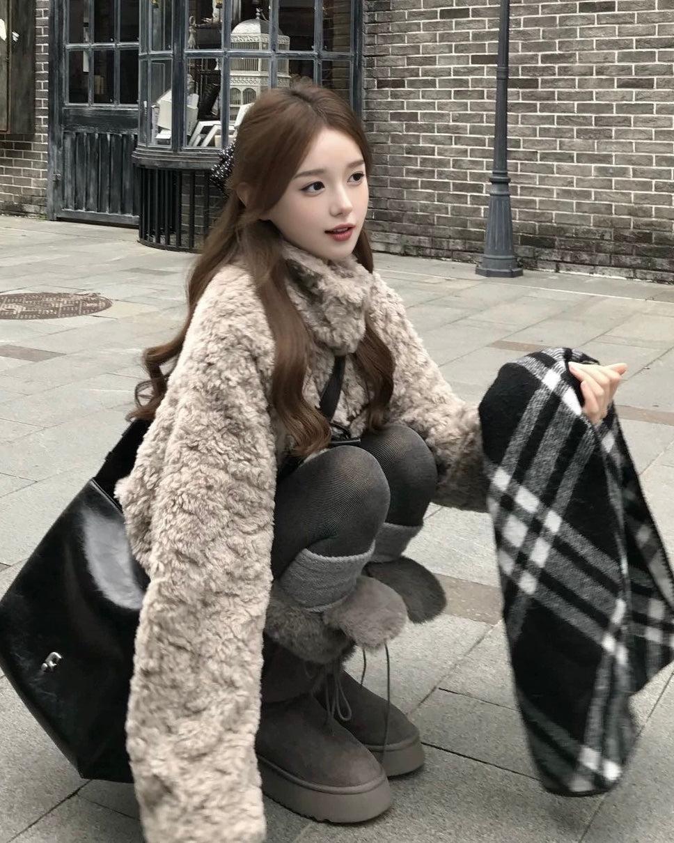 Soft Teddy Fur Jacket mry002034