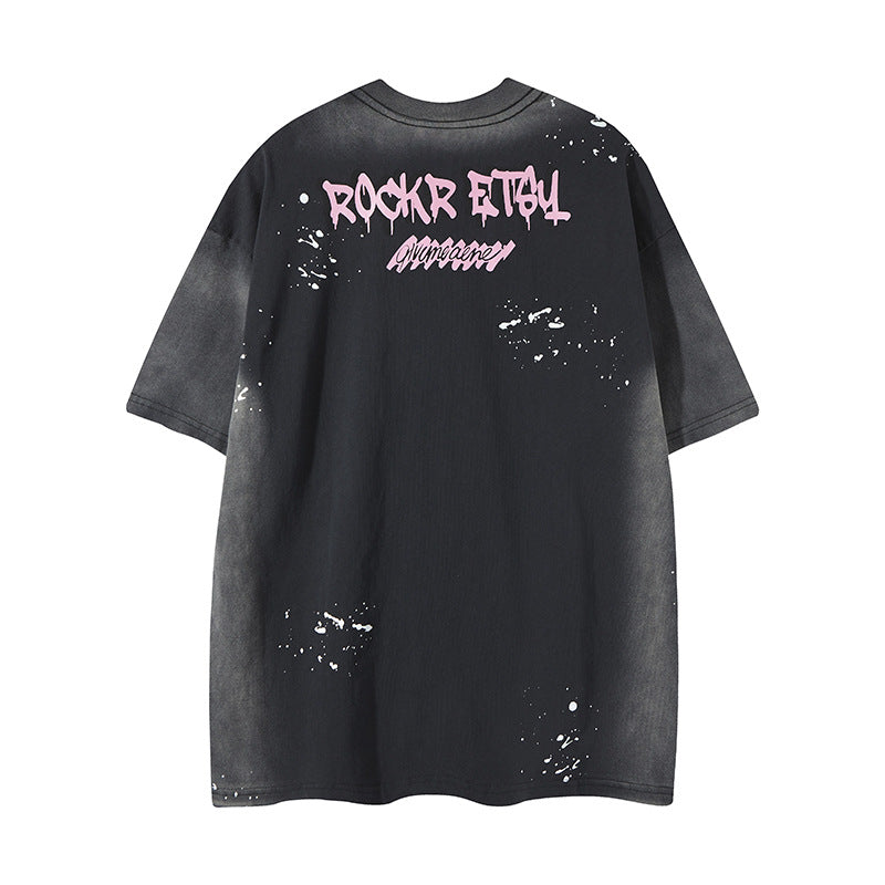 【2color】Punk Bunny Rebels T-shirt mry001728