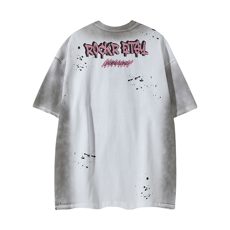 【2color】Punk Bunny Rebels T-shirt mry001728