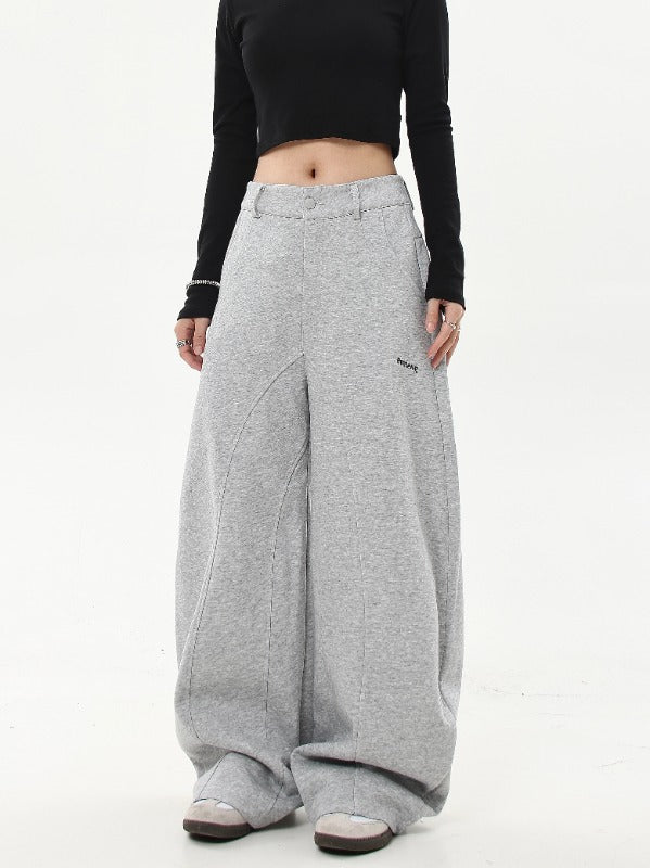 【YURU:FIT】Belt Loop Loose Fit Sweatpants mry001866