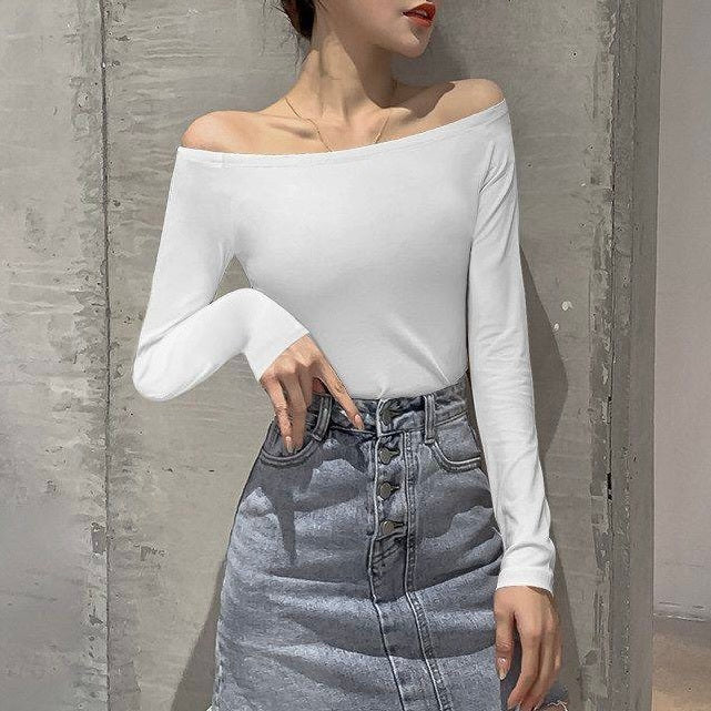 オフショル スリムトップス mry000298