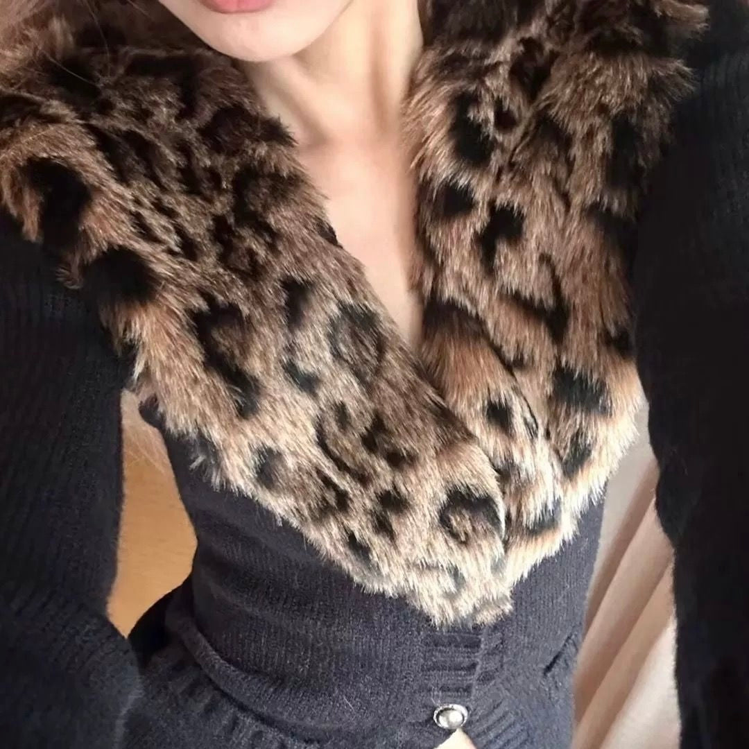 【Orchid】レオパード柄カーディガン mry001509