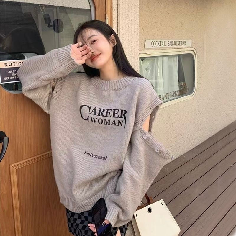 オープンスリーブ オーバーセーター mry000474