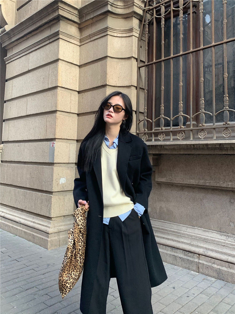 【送料無料】デザインシャツ 2カラー カラーシャツ フレンチ 韓国カジュアル mry000539