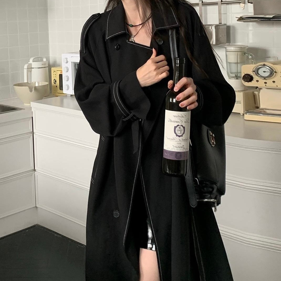 トレンチコート ヘップバーンスタイル mry000358