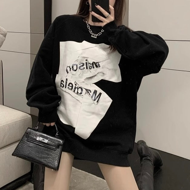 【爆売れ中/4size】ロゴプリント トレーナーmry001377