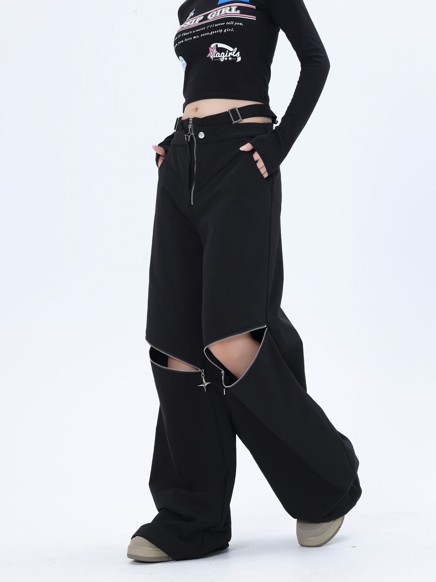 Butterfly Zip Track Pants mry001725