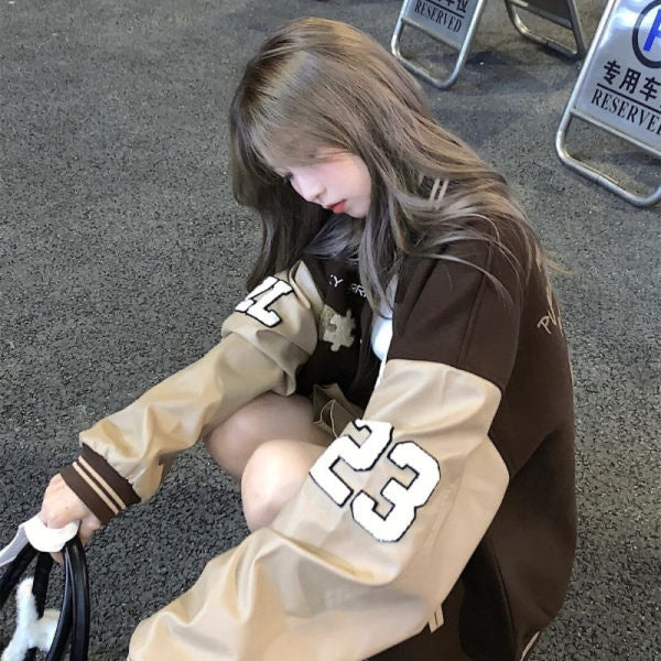 【送料無料】アメリカン レトロ ジャケット 韓国カジュアル 韓国ガーリー mry000532