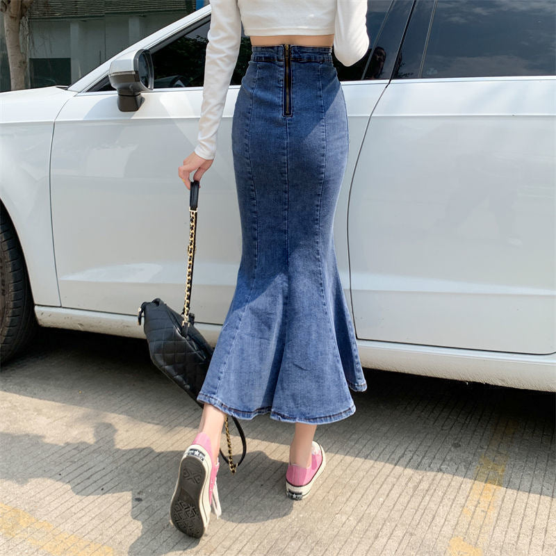 デニム マーメイドスカート mry000395