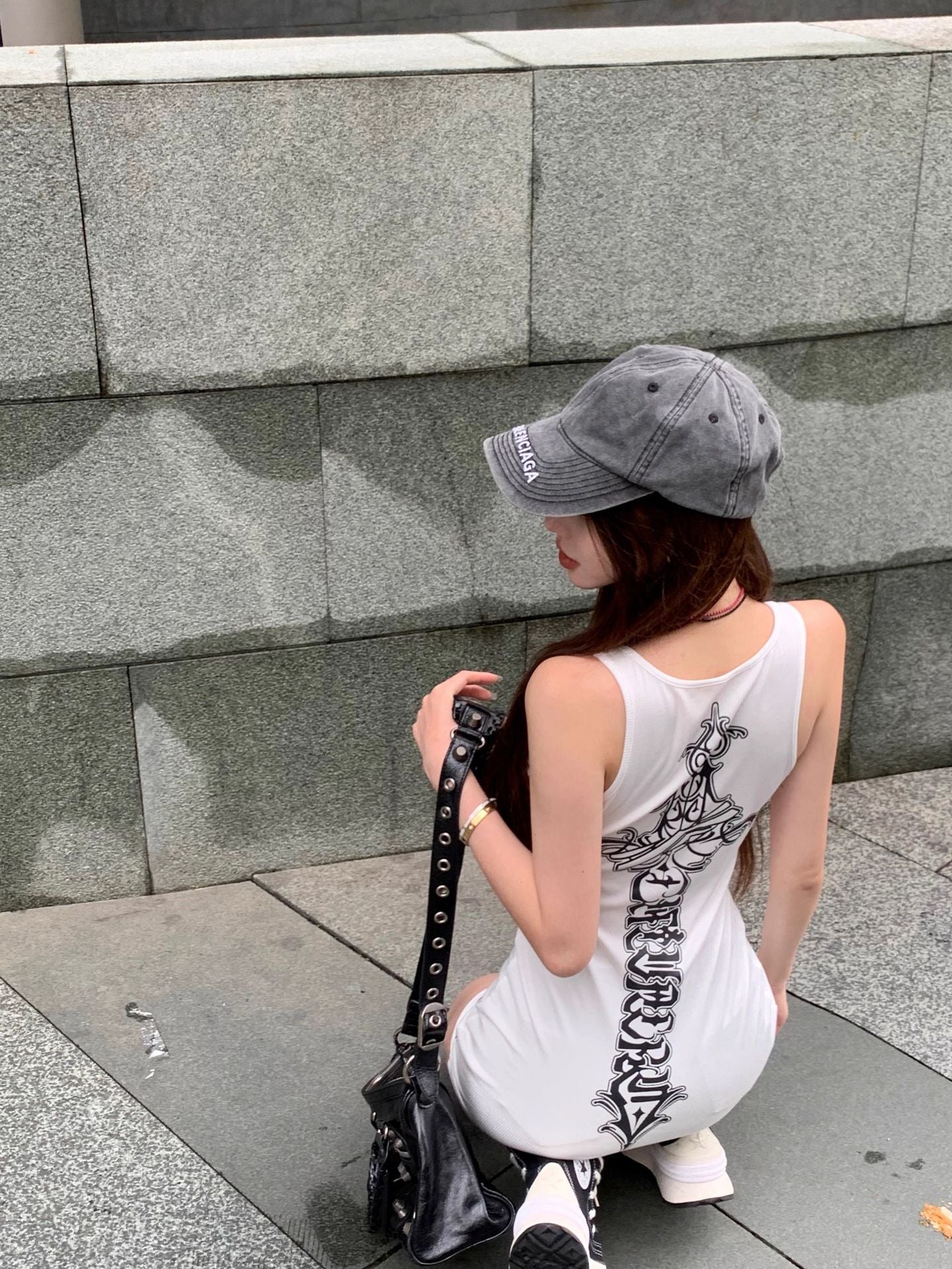 Tattoo Blade Stretch Tank Top mry001722