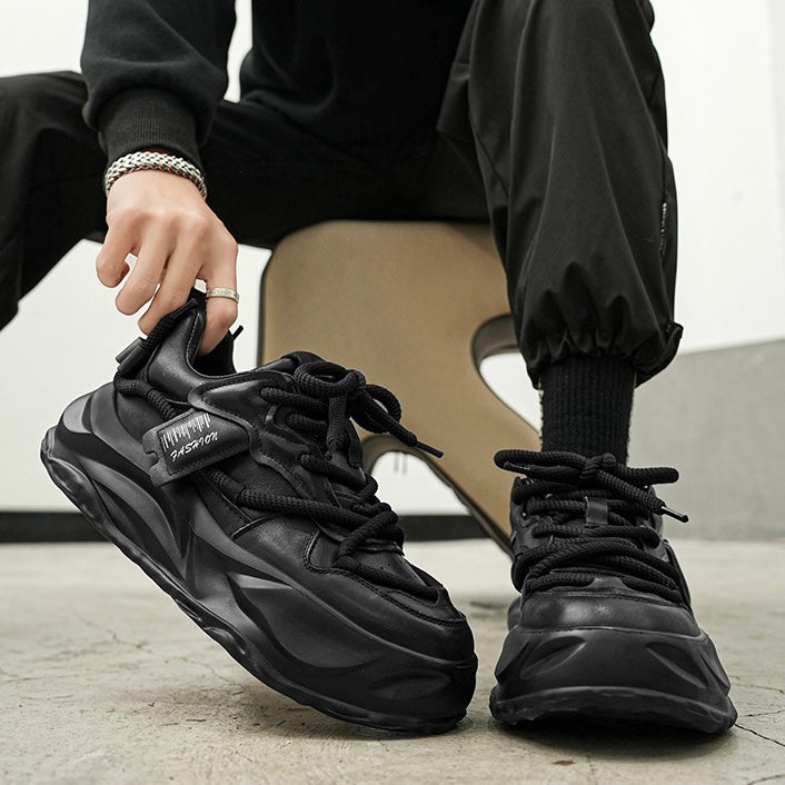 Wave Sole Rope Lace Sneakers mry001948