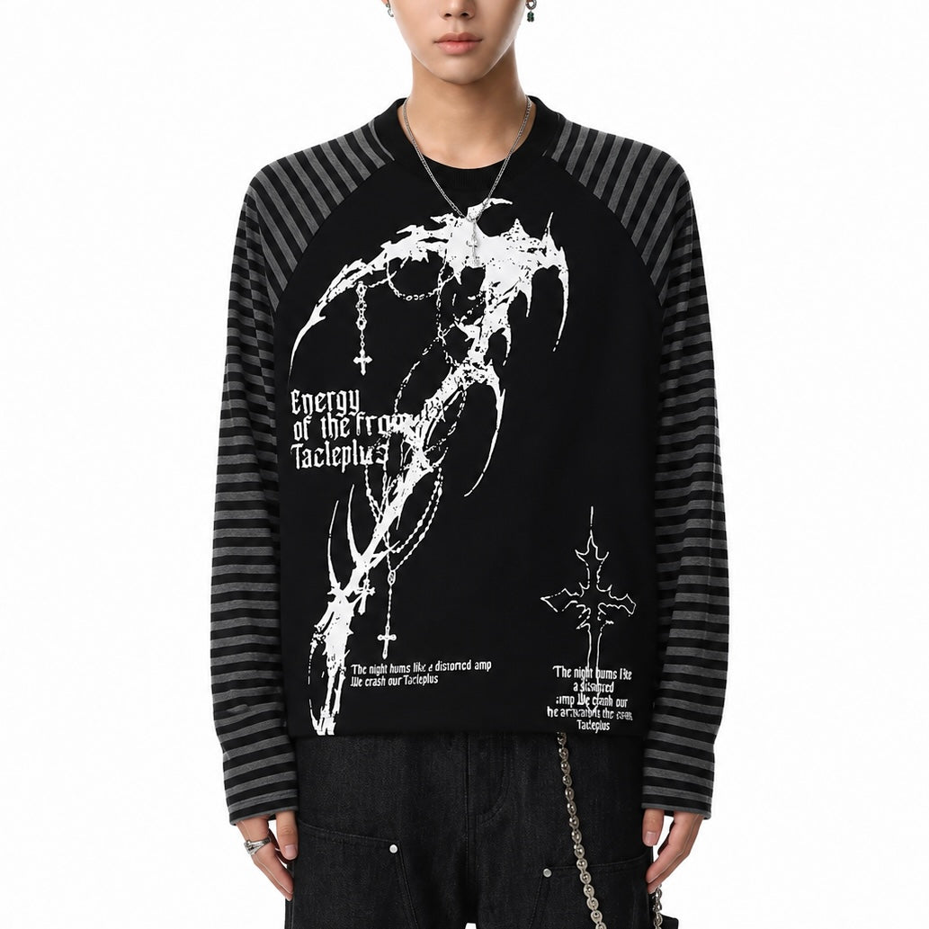 【新作】ゴシッククロス オーバーサイズTシャツ mry002802