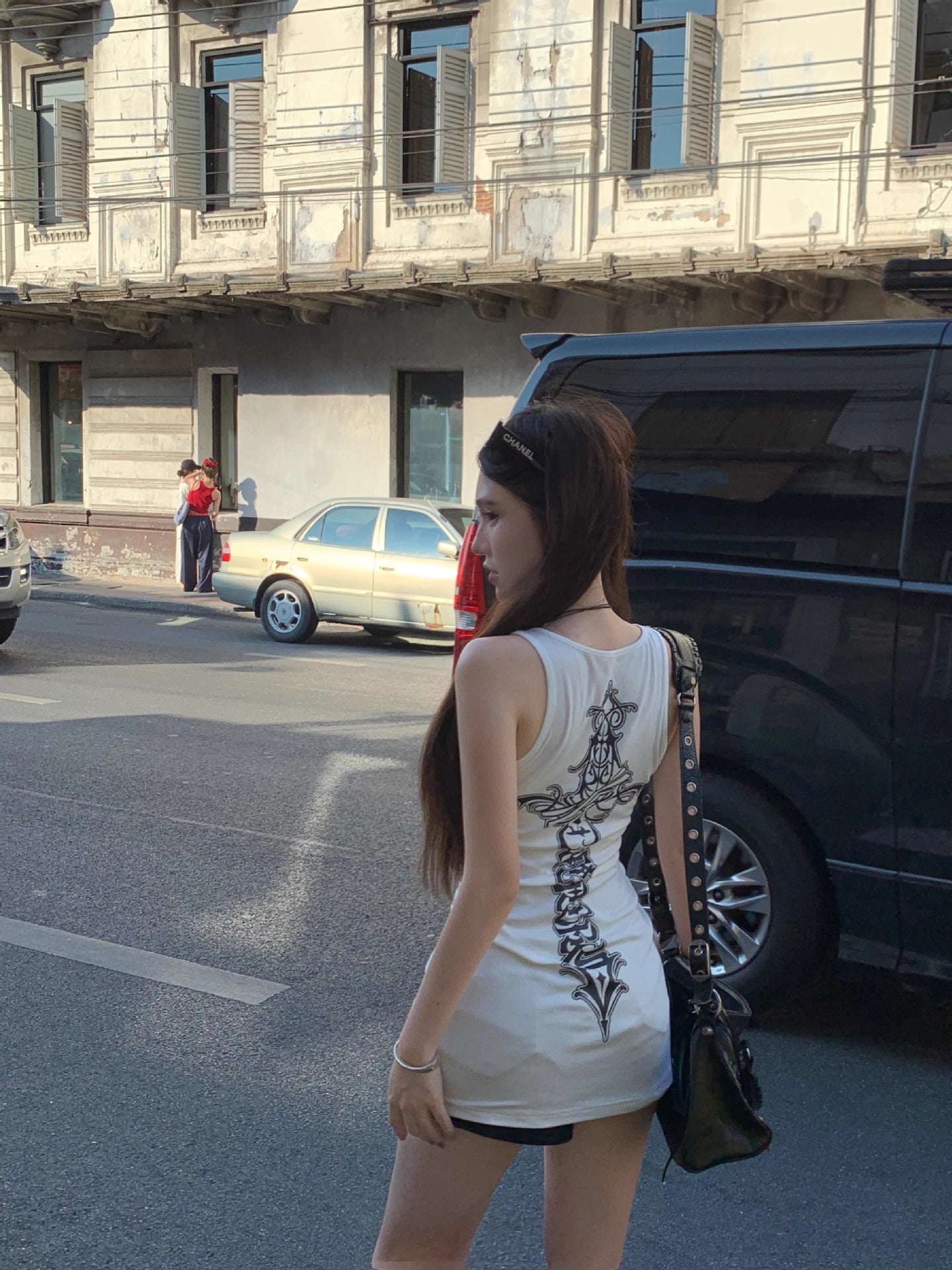 Tattoo Blade Stretch Tank Top mry001722