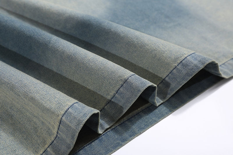 Denim Smoke Effect T-shirt mry001657