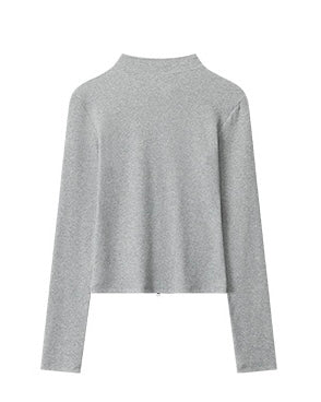 Graphic Zip-Up Top mry001839