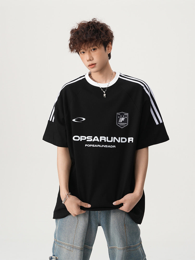 【3color】Fopsarundr Varsity Stripe Jersey T-Shirt mry001710