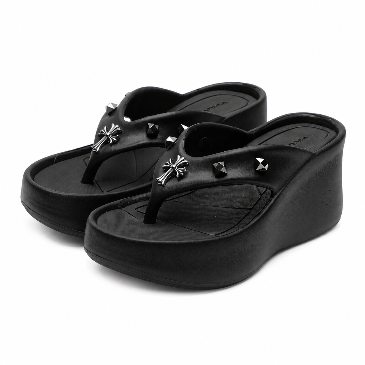 【再入荷】ゴシッククロス 厚底サンダル(8.0cm UP)mry002465