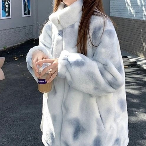 水彩 マーブルボアジャケット mry000476