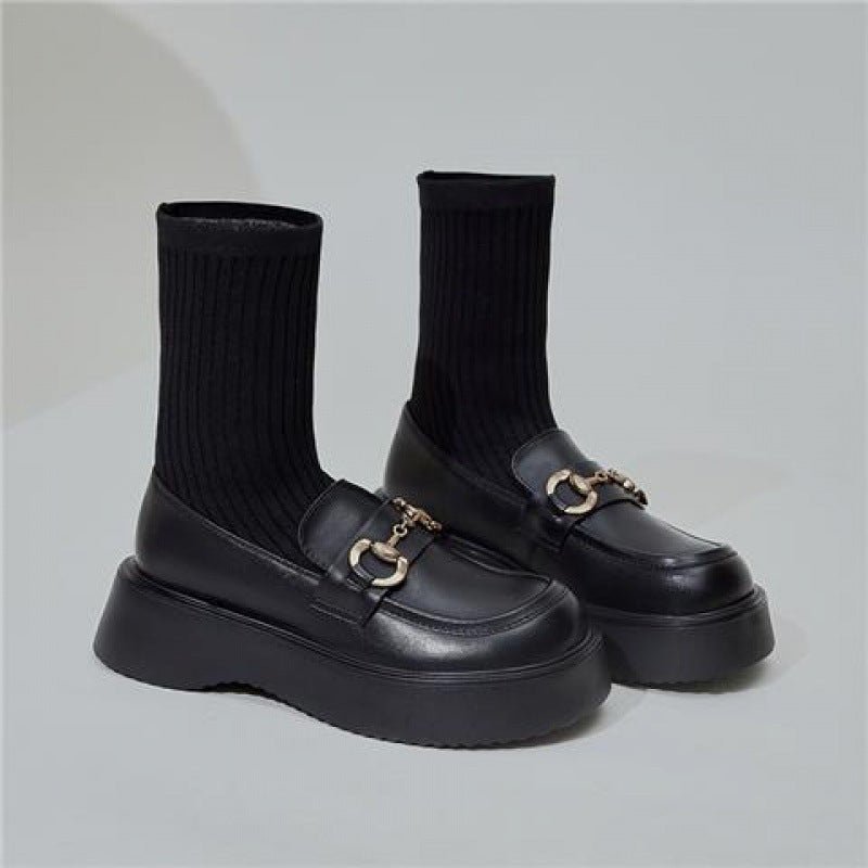 ソックスローファー ゴールドバックル mry000408