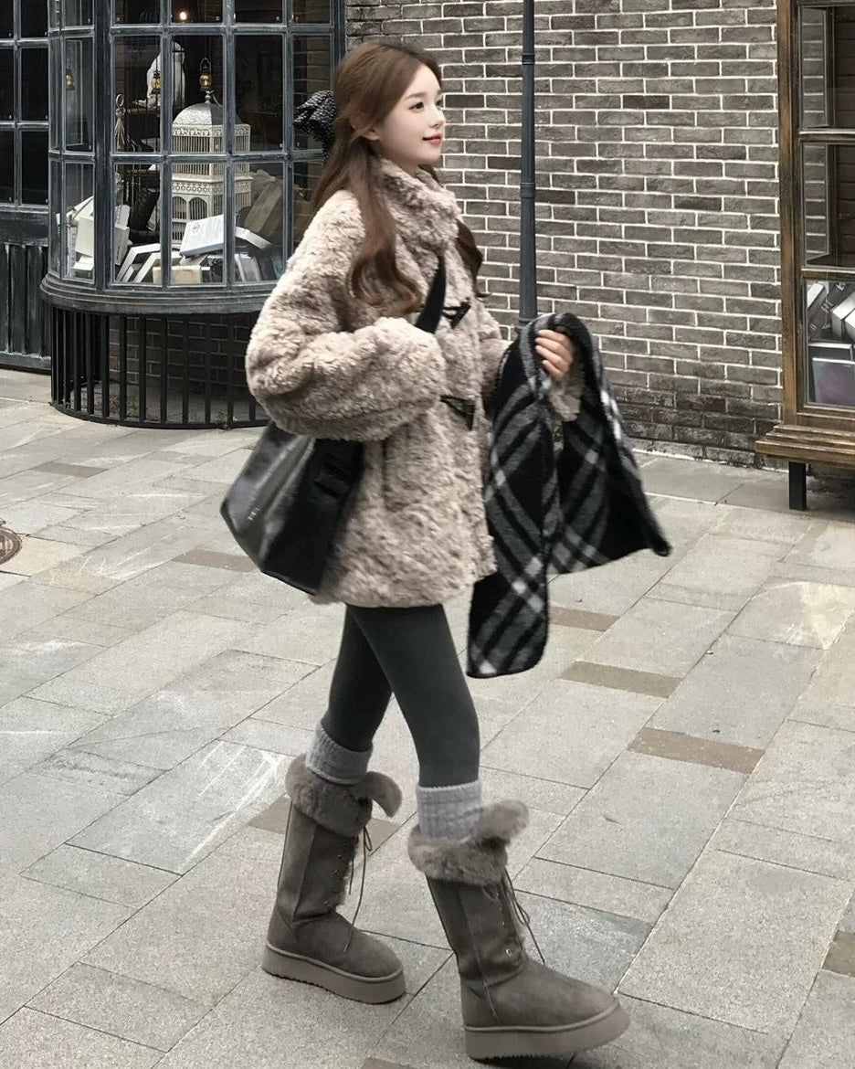 Soft Teddy Fur Jacket mry002034