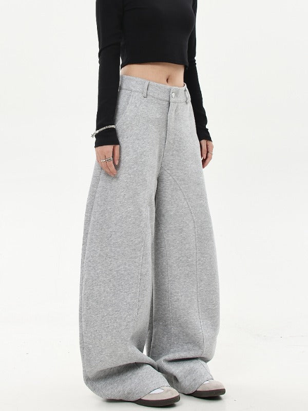 【YURU:FIT】Belt Loop Loose Fit Sweatpants mry001866