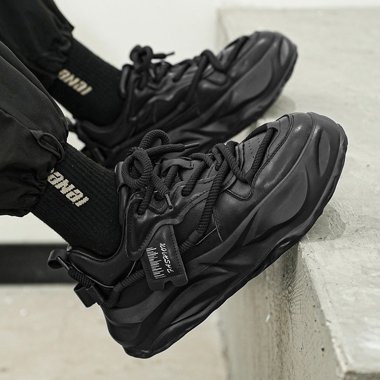 Wave Sole Rope Lace Sneakers mry001948