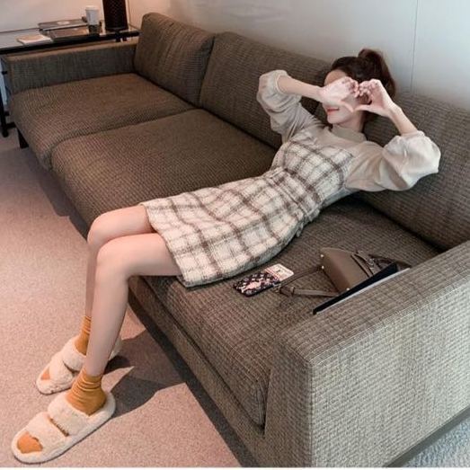 【Chéri】チェックのワンピース mry001484