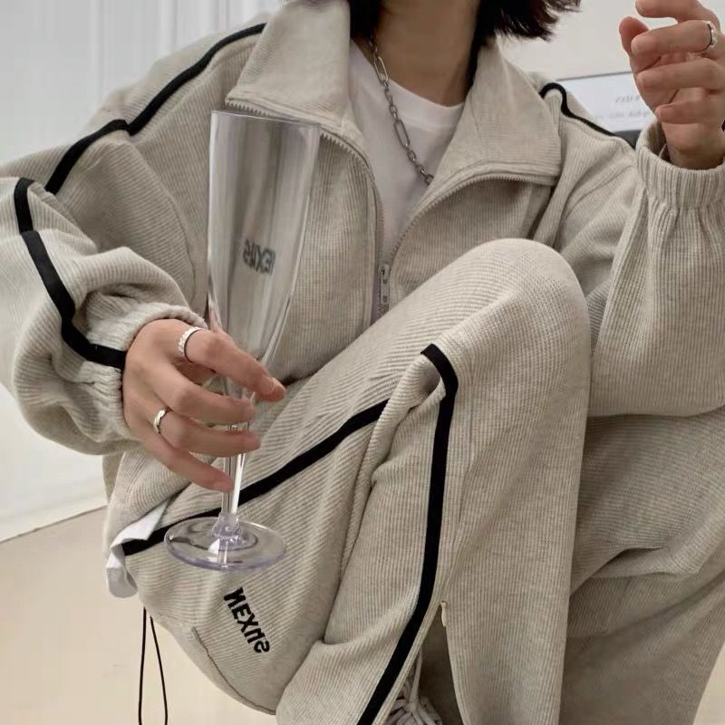 【送料無料】セットアップ 2カラー ルーズ 韓国ストリート 韓国カジュアル mry000598