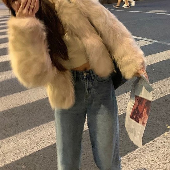 ボリューム ファーアウター mry000470