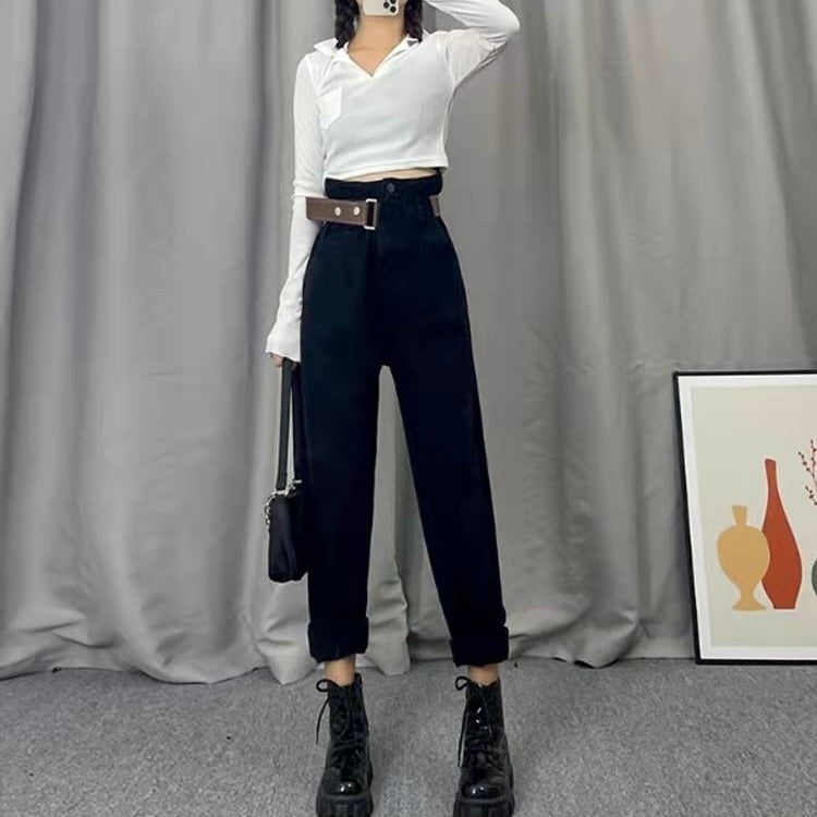 デザイン ハイウエストジーンズ mry000466