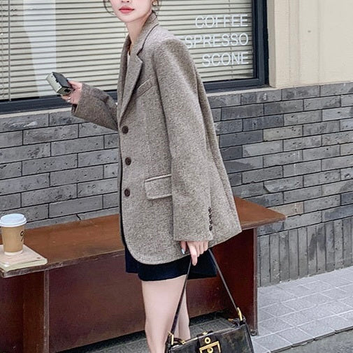 【Plaisir】ツイードジャケット mry001502