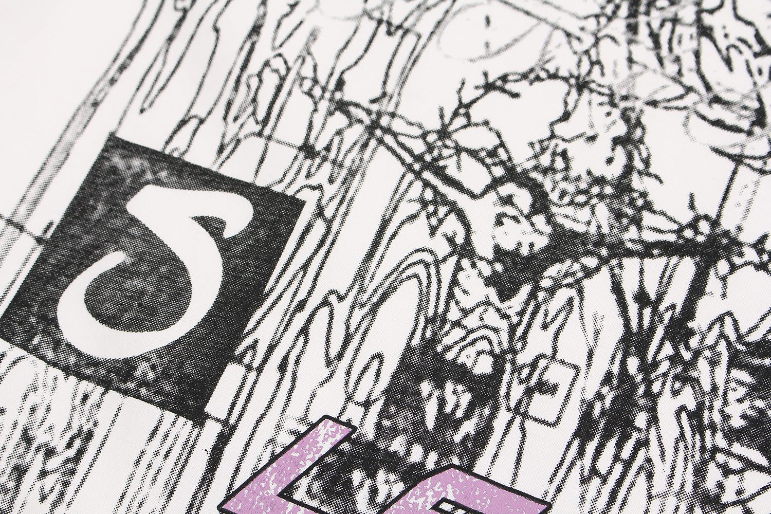 【2color】Neo Grunge Print T-Shirt mry001707