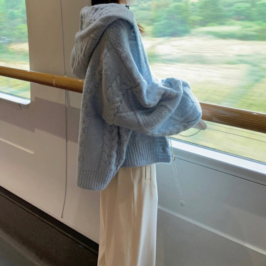 トグルフードカーディガン mry000468