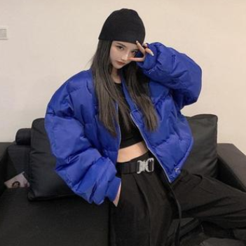 3カラー展開 ノーカラー ダウンジャケット サイズ豊富 韓国カジュアル 韓国ストリート mry000975