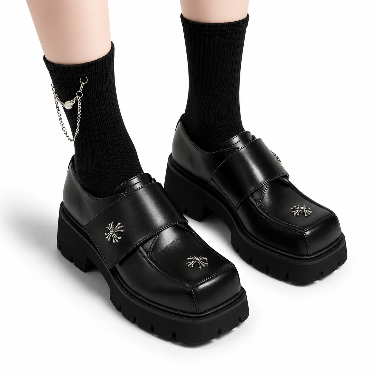 【評価★4.8以上/限定SALE価格/再入荷未定】Celestial Chunky Loafers mry001662