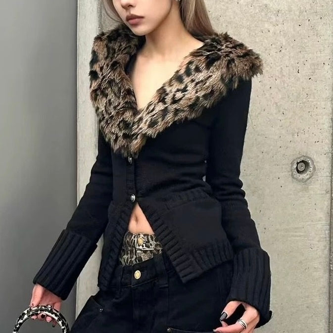 【Orchid】レオパード柄カーディガン mry001509