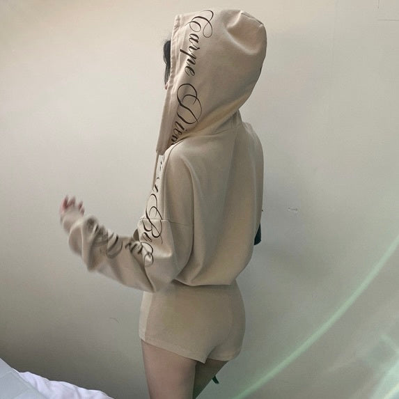 【Set-Up】 ジッパーパーカー ショートパンツ mry001519