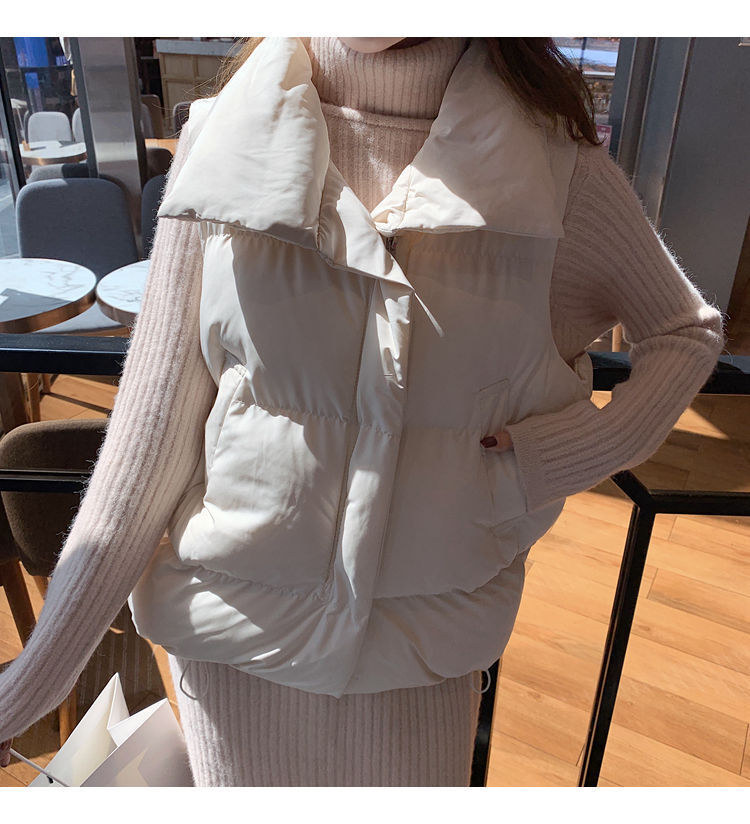 【送料無料】ダウン ベスト ジャケット 韓国カジュアル 韓国ガーリー 春・秋 mry000552