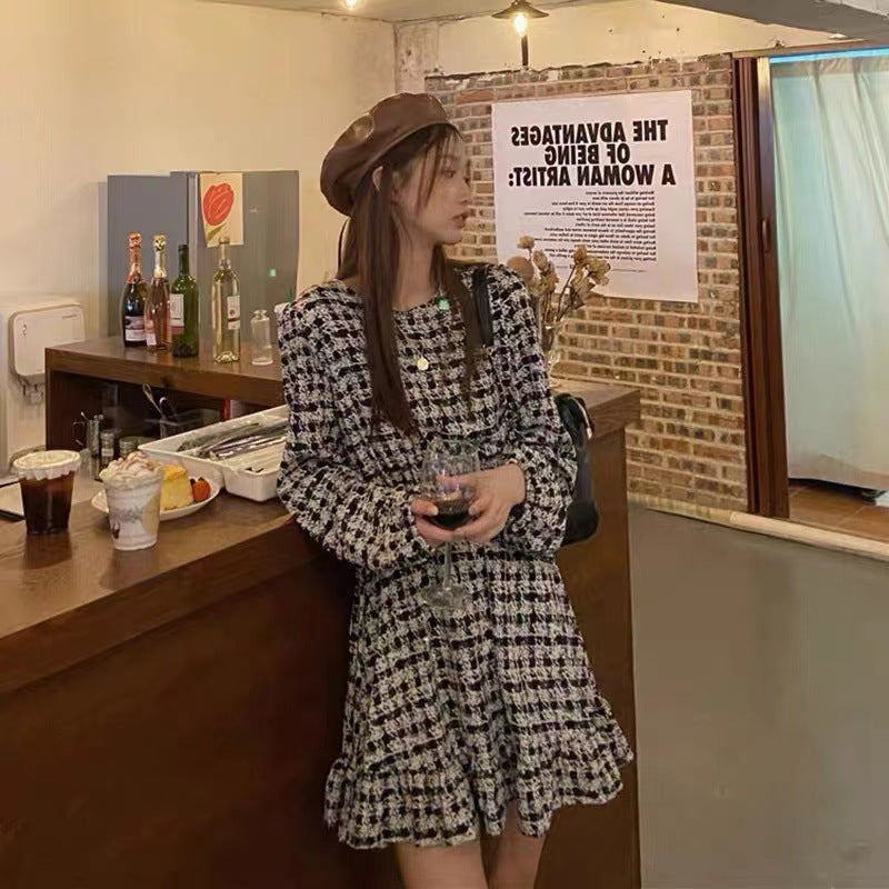 チェック メロウワンピース mry000415