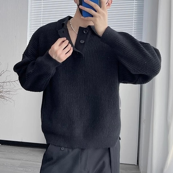 【Carina】3カラー展開 韓国カジュアル トレンド ポロシャツ mry001307